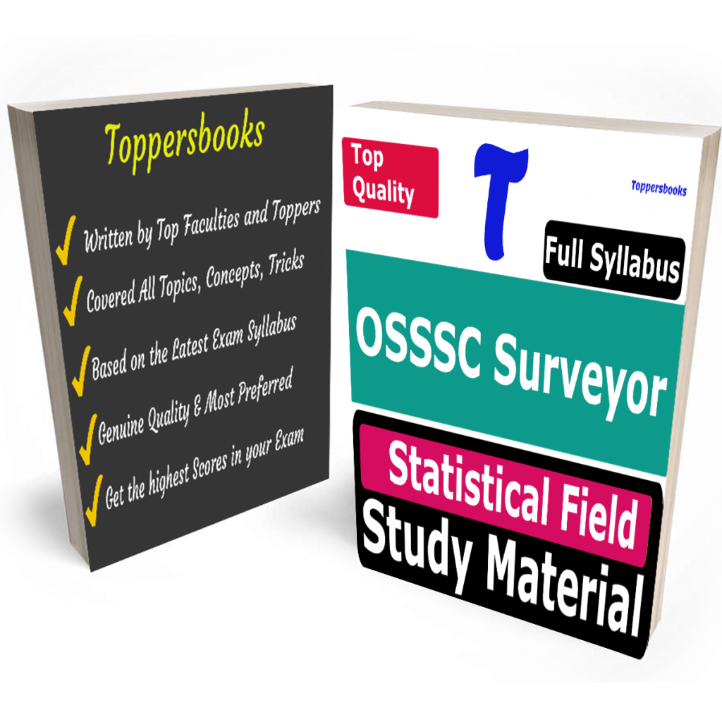 OSSSC Statistical Field Surveyor Study Material (All in One), Complete