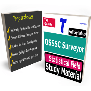 OSSSC Statistical Field Surveyor Study Material (All in One), Complete Handwritten Toppers Notes Full Syllabus Books Buy