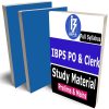 Bank IBPS PO and Clerk Topper's complete Study Material, Buy Full Syllabus Covered Books (The Best Study Notes)